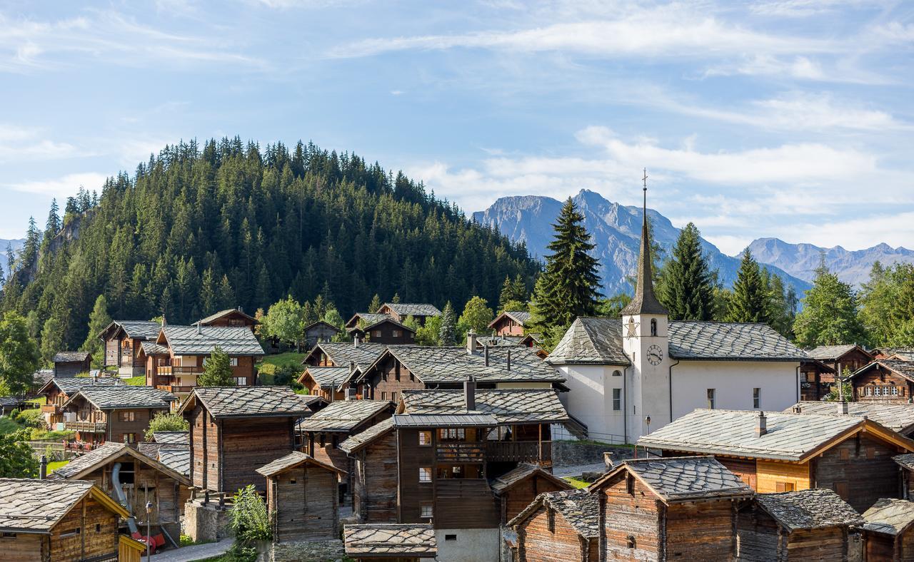 Hotel Blattnerhof Blatten bei Naters Eksteriør bilde