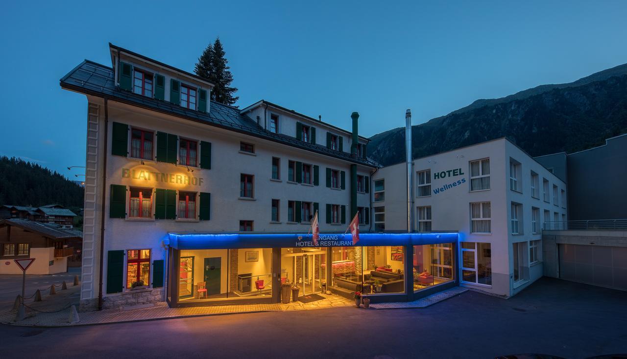 Hotel Blattnerhof Blatten bei Naters Eksteriør bilde